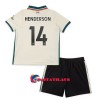 Virallinen Fanipaita + Shortsit Liverpool Henderson 14 Vieraspelipaita 2021-22 - Lasten